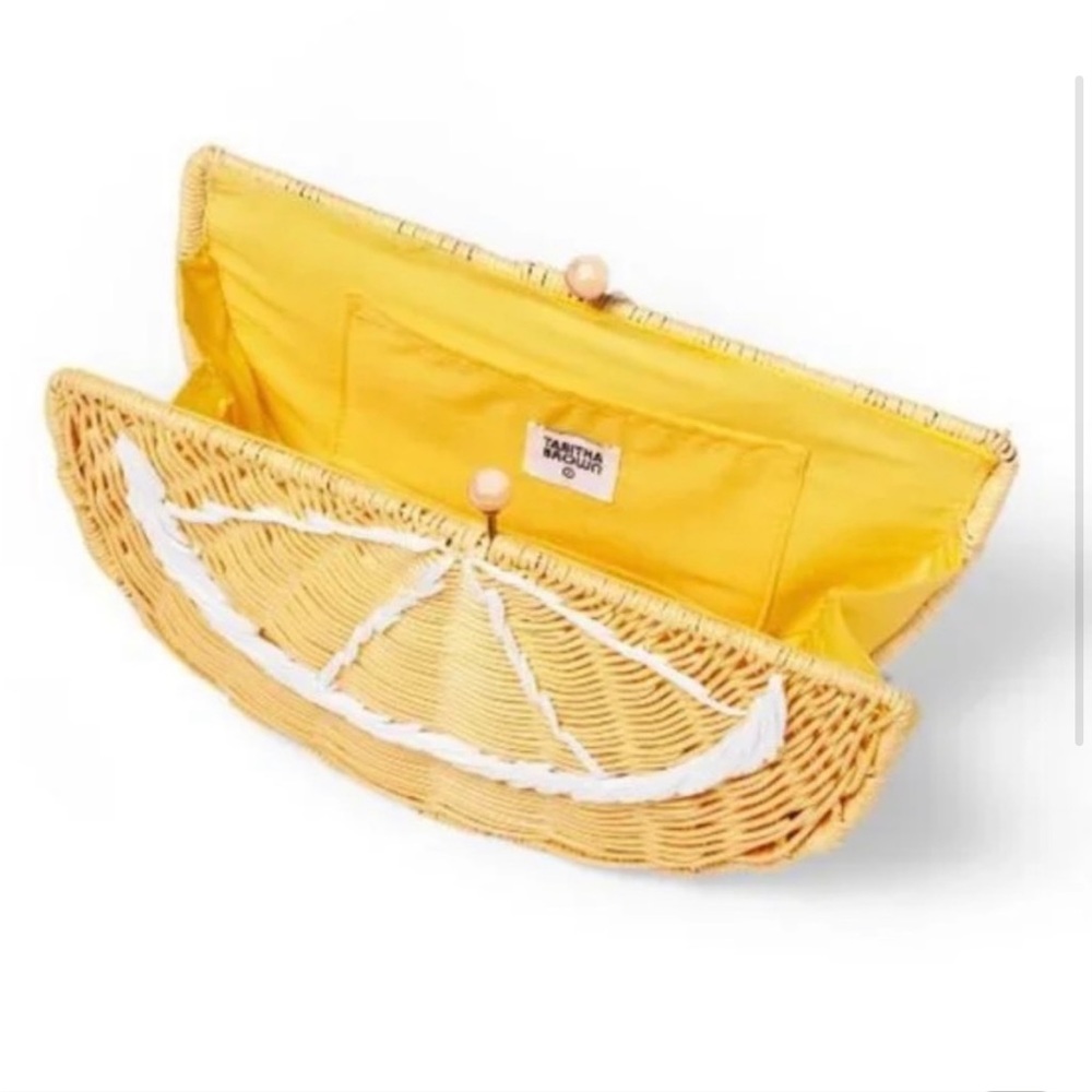 Lemon Rattan Clutch - Tabitha Brown for Target